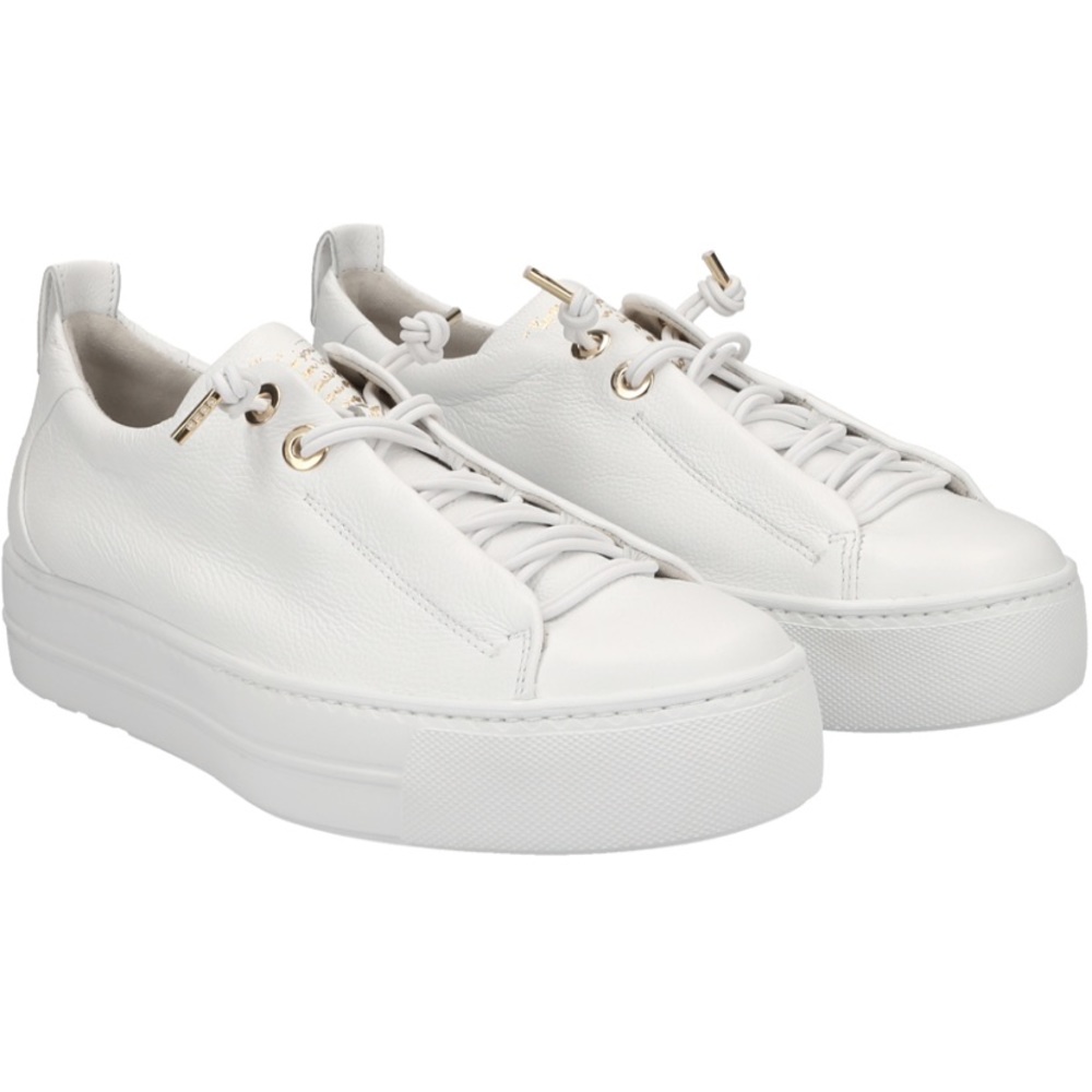 white leather Platform Sneakers US sizes. Brand New